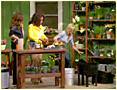 Oprah Composting at Earth Day Event